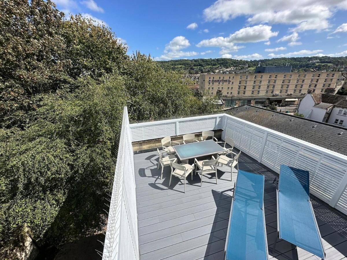 The Roof Terrace Maisonette - City Centre Bath Exterior foto